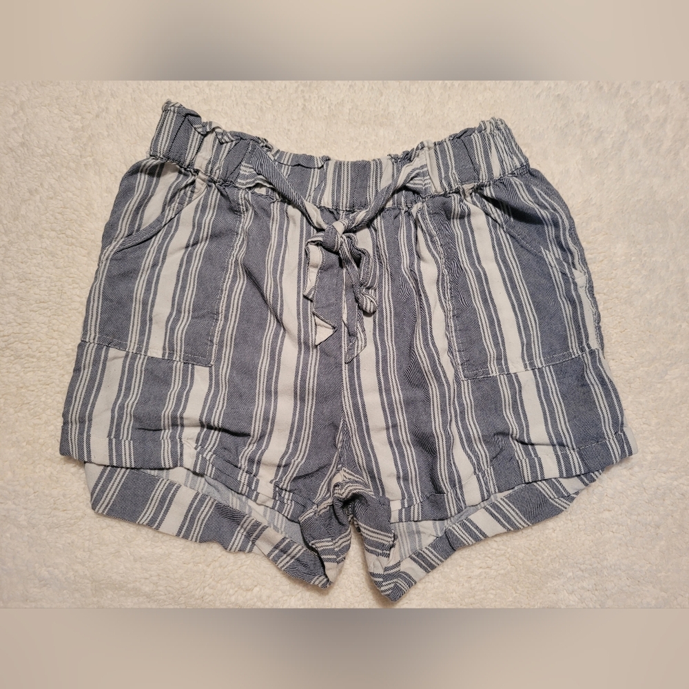 SO Striped High Rise Shorts
